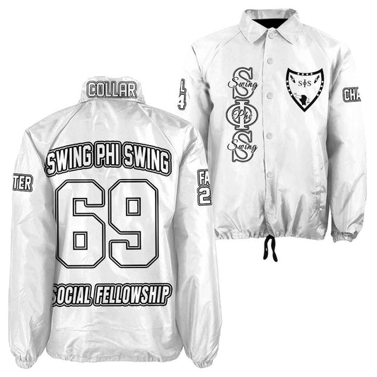 Swing Phi Swing Social Coach Jacket – Custom Embroidered Gear