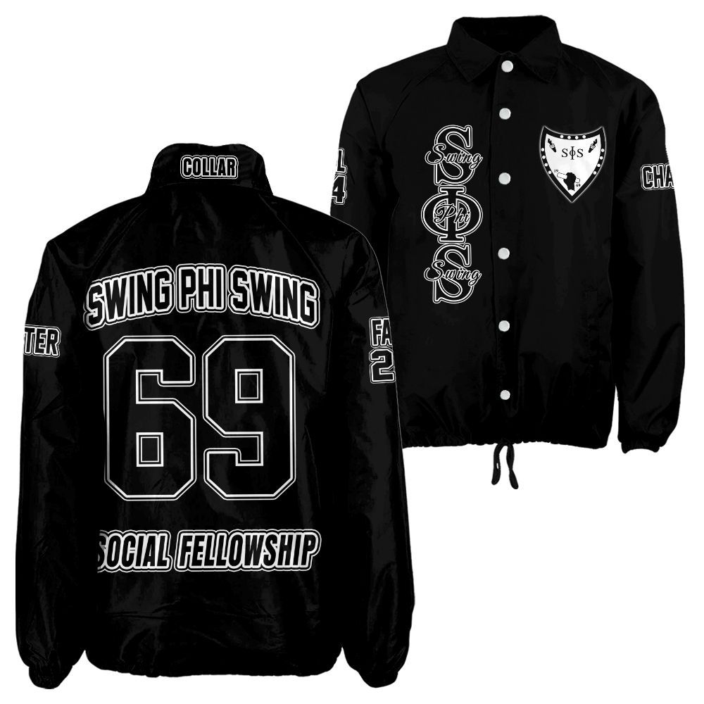 swing phi swing black custom line jacket