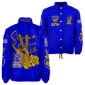 Tailored Sigma Gamma Rho Greek Coach Jacket – Custom Embroidery & Chapter Details