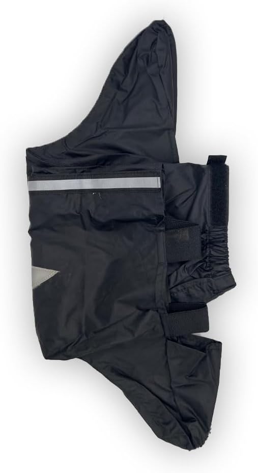 Waterproof Rain Boot Shoe Cover - Reusable Foldable Over Shoe with Velcro Zipper Medium/Large