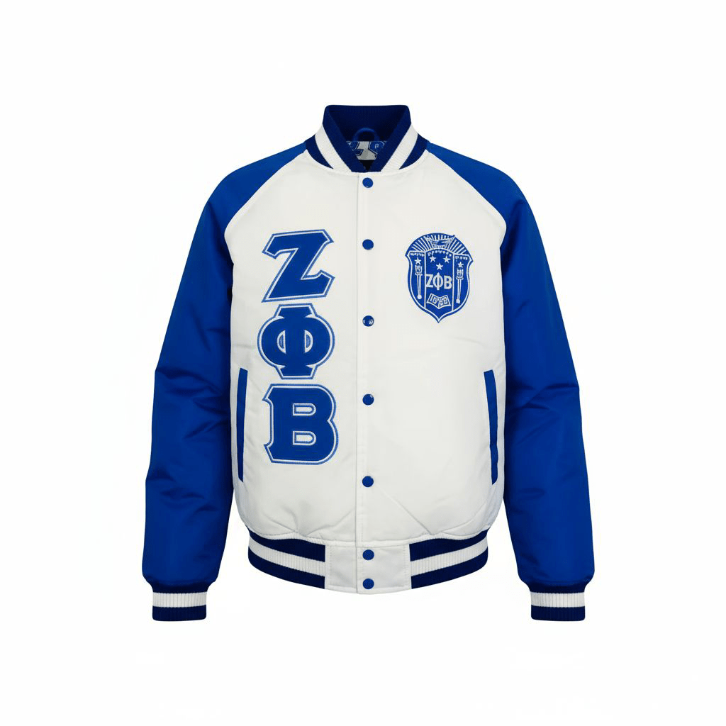 Zeta Phi Beta Bomber Jacket - Custom Lining Sorority