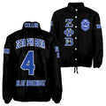 Zeta Phi Beta Signature Coach Jacket – Custom Embroidered Greek Letter Jacket