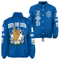 Zeta Phi Beta Signature Coach Jacket – Custom Embroidered Greek Letter Jacket