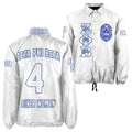 Zeta Phi Beta Sorority Crossing Jacket – Custom Crest & Name Embroidered Coach Jacket