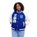 Zeta Phi Beta Varsity Jacket: Custom Wool & Leather Letterman